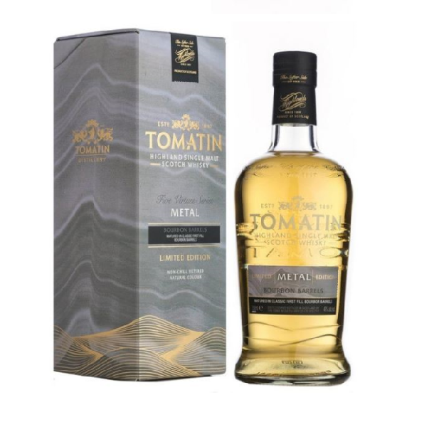 Tomatin Five Virtues Metal 46%vol. 0,7 Liter