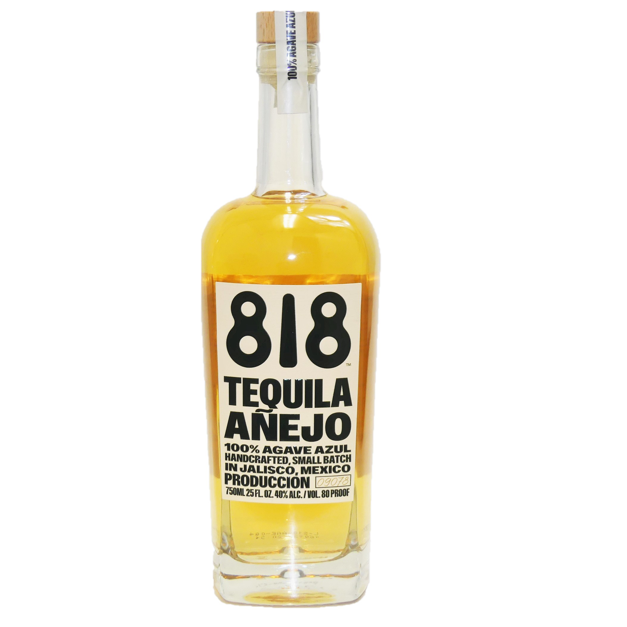 818 Tequila Anejo Agave Azul 40%vol 0,75 Liter 818 Tequila Anejo Agave Azul 40%vol 0,75 Liter