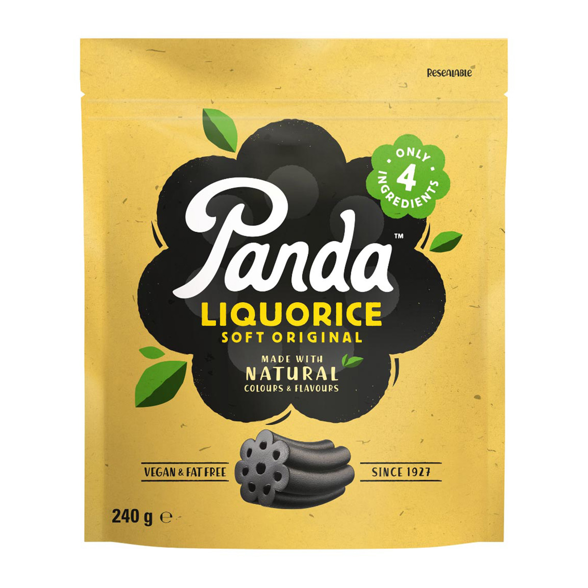 Panda All Natural Soft Licorice 240g