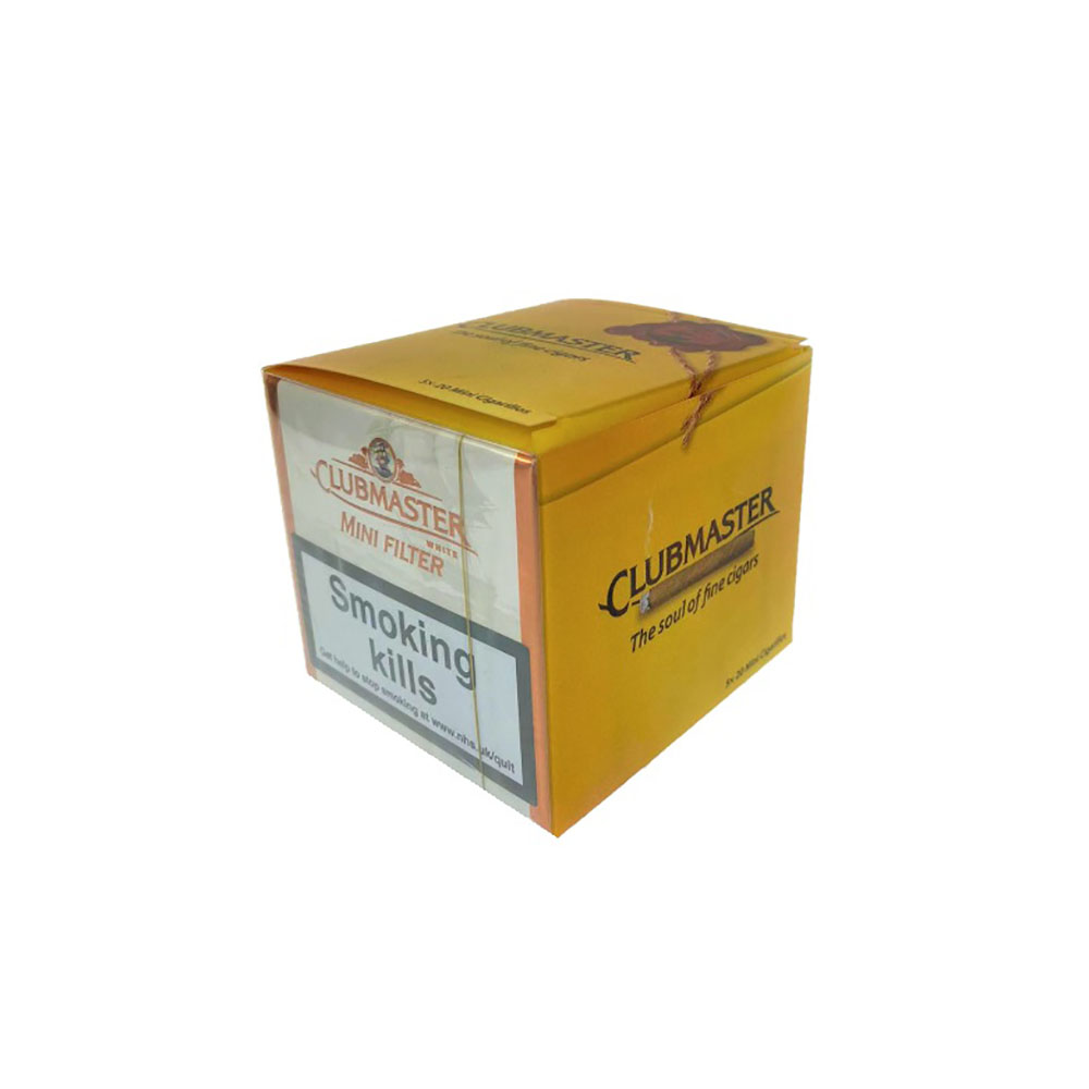 Clubmaster White Mini Filter 5x 20er cube