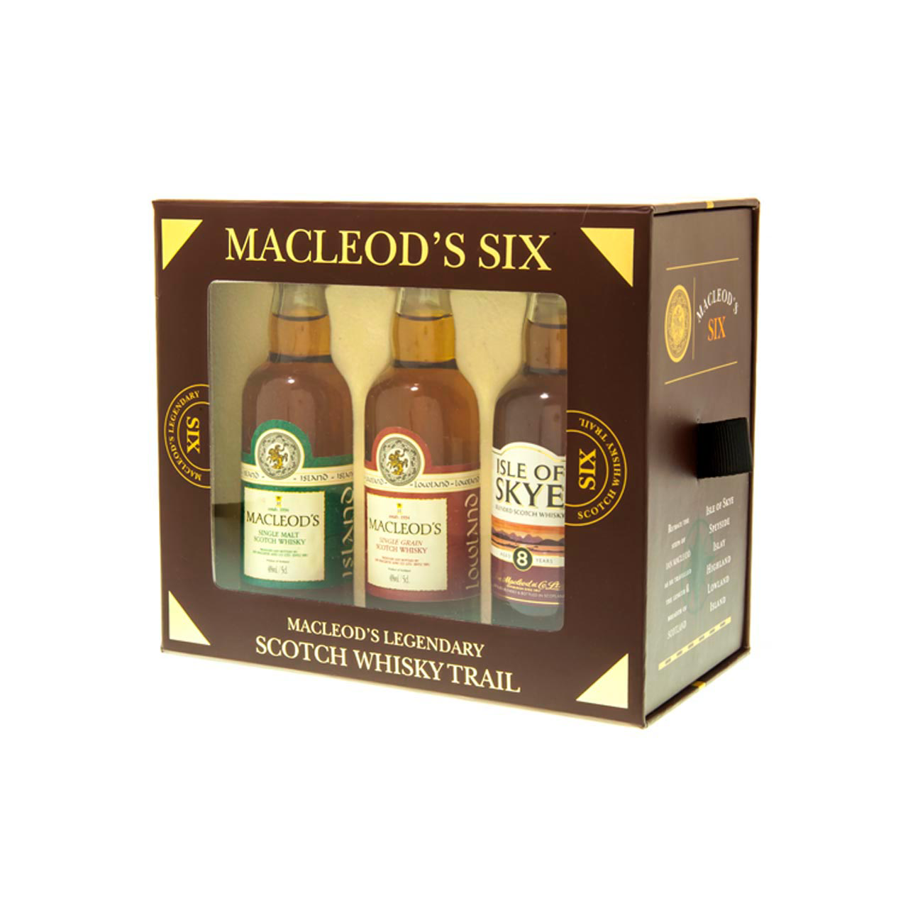 Macleod's Six legendary Whiskys 40%vol. 6x 0,05L Macleod's Six legendary Whiskys 40%vol. 6x 0,05L