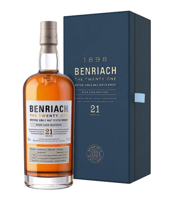 Benriach 21 Years (Edition 2020) 46%vol. 0,7 Liter Benriach 21 Years (Edition 2020) 46%vol. 0,7 Liter