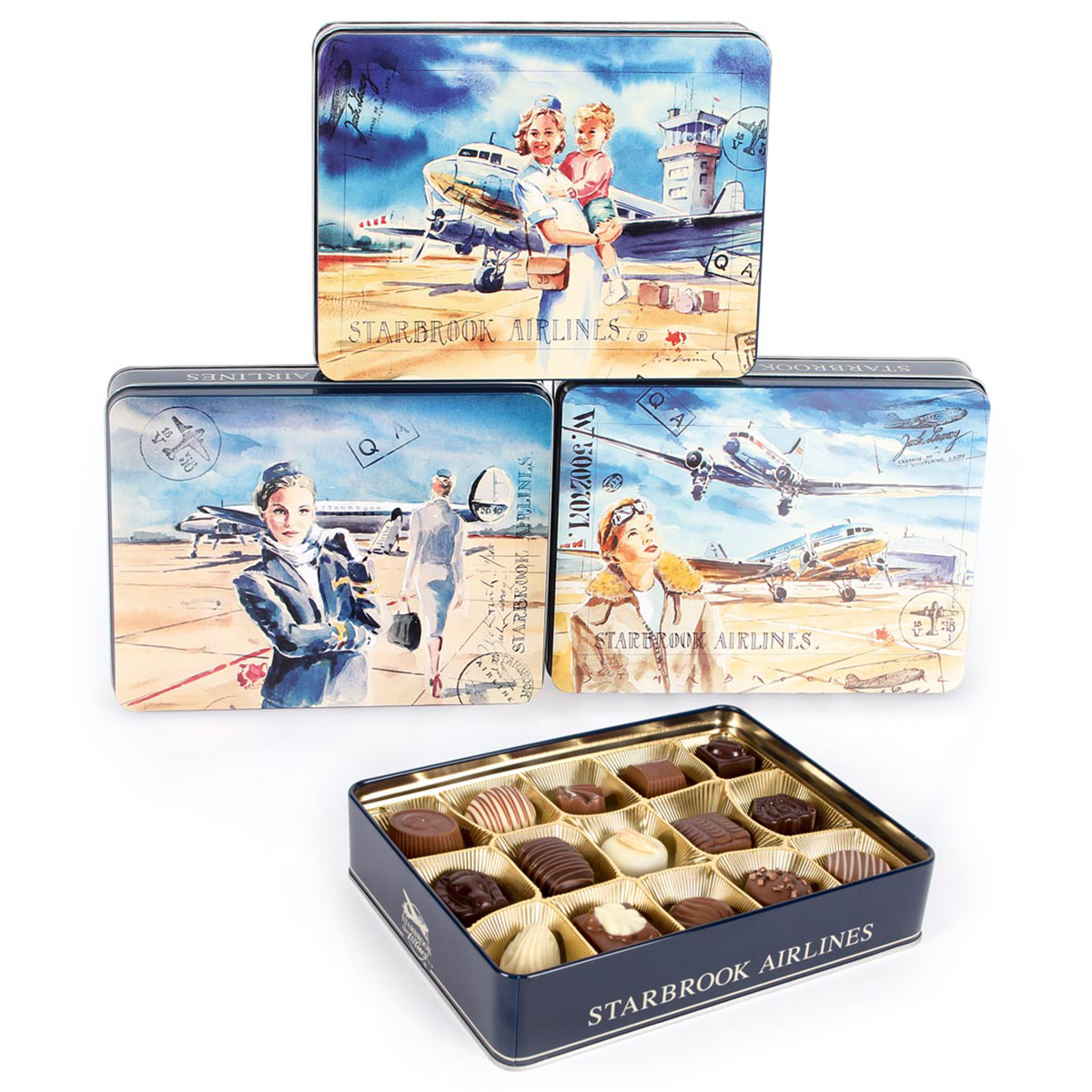 Starbrook Tin with Chocolates 200g
