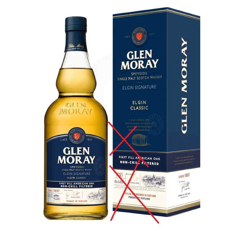 Glen Moray Classic Single Malt 48%viol.  1 Liter