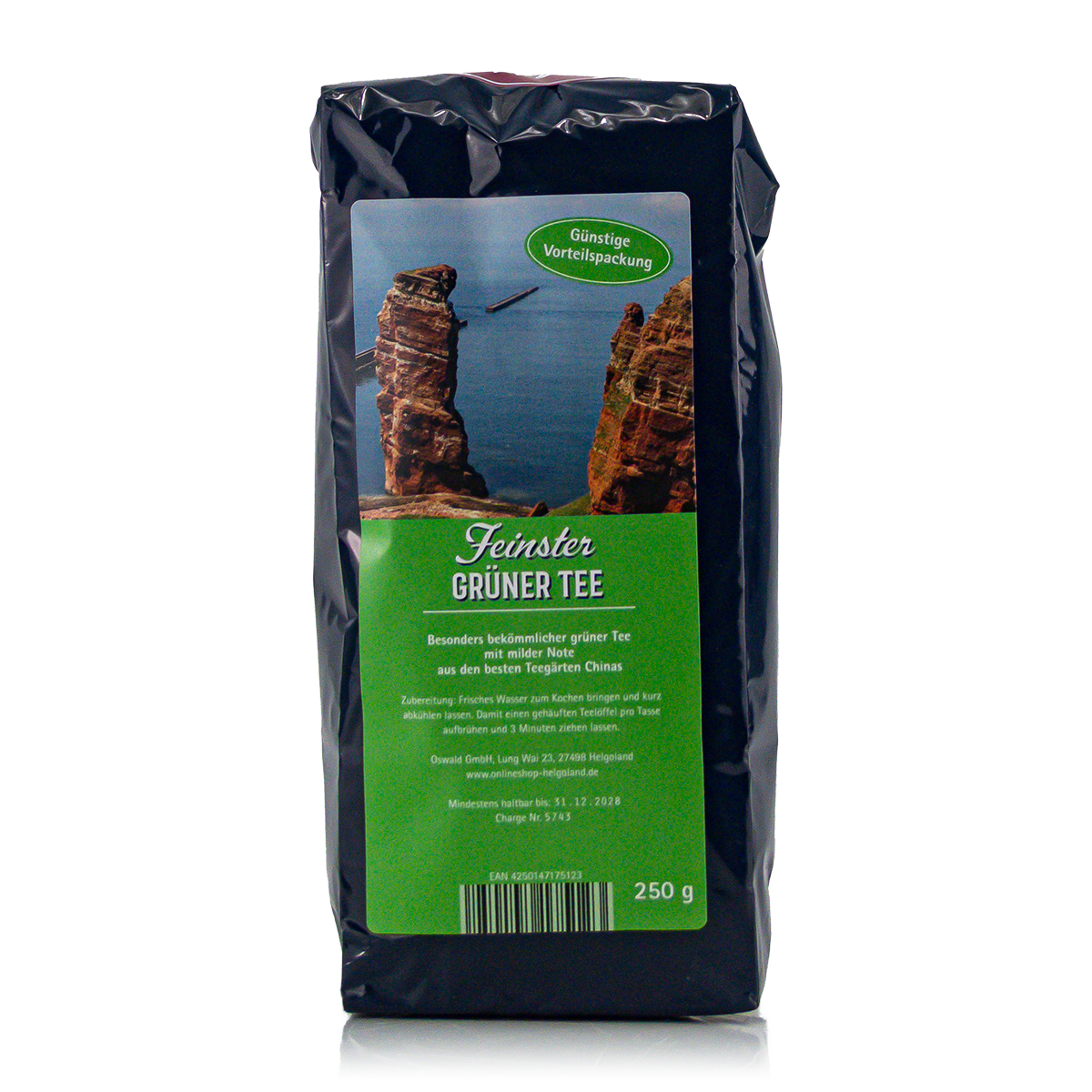 Helgoländer fine Green Tea 250g Helgoländer fine Green Tea 250g