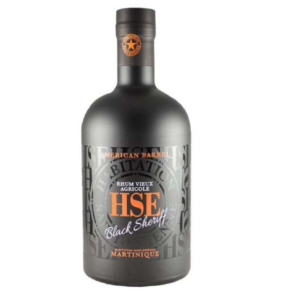 HSE Rhum Vieux Agricole Black Shériff American Barrel 40vol. 0.7 Liter