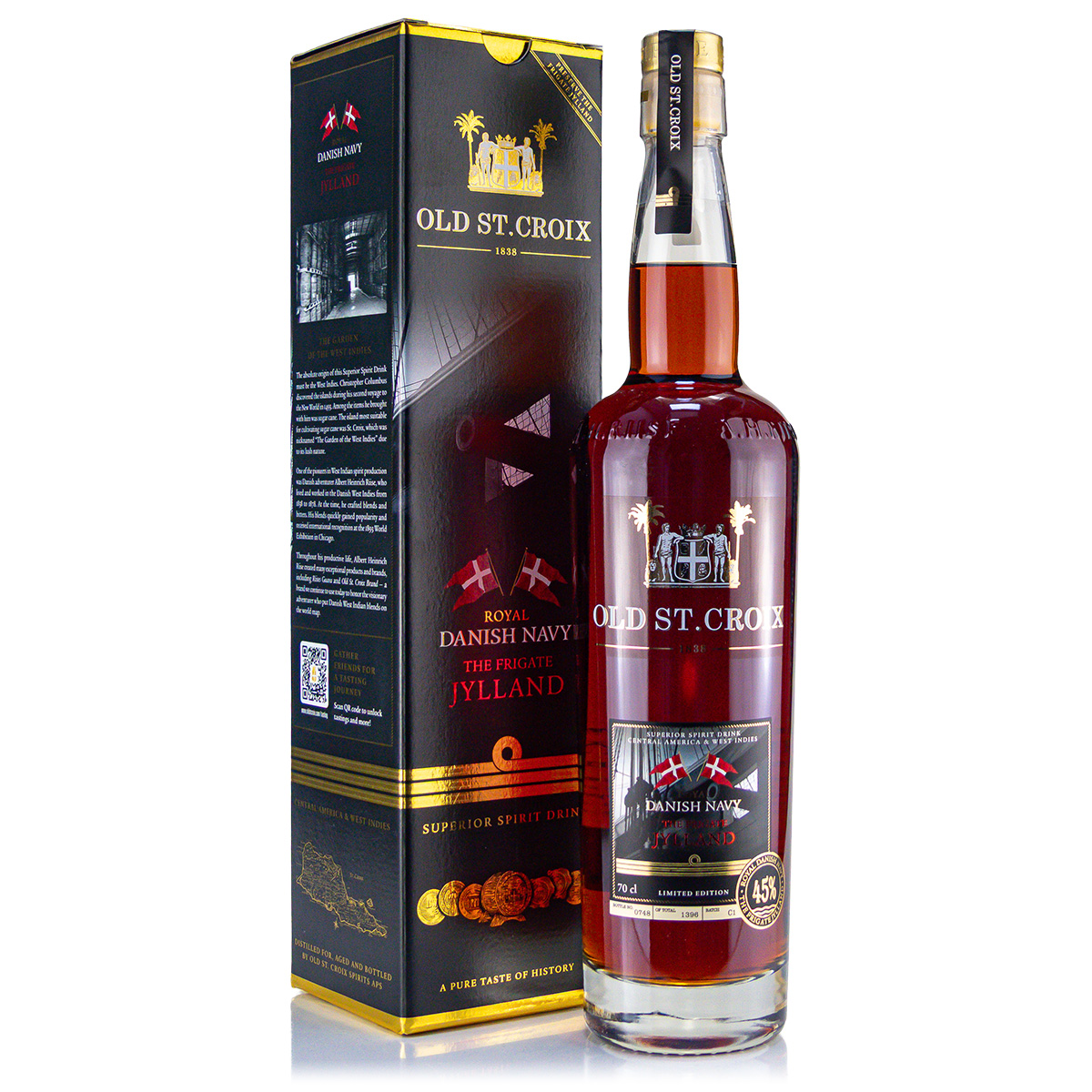 A.H.Riise Fregatten Jylland Navy 0,7 Liter 45%vol.