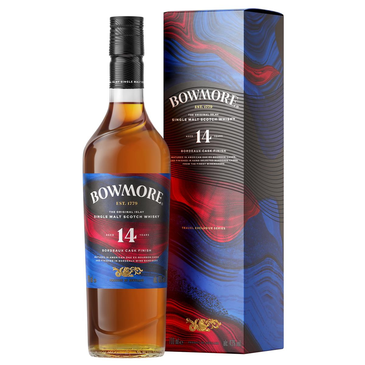 Bowmore 14 Years Appellations Collection 43%vol. 0,7 Liter