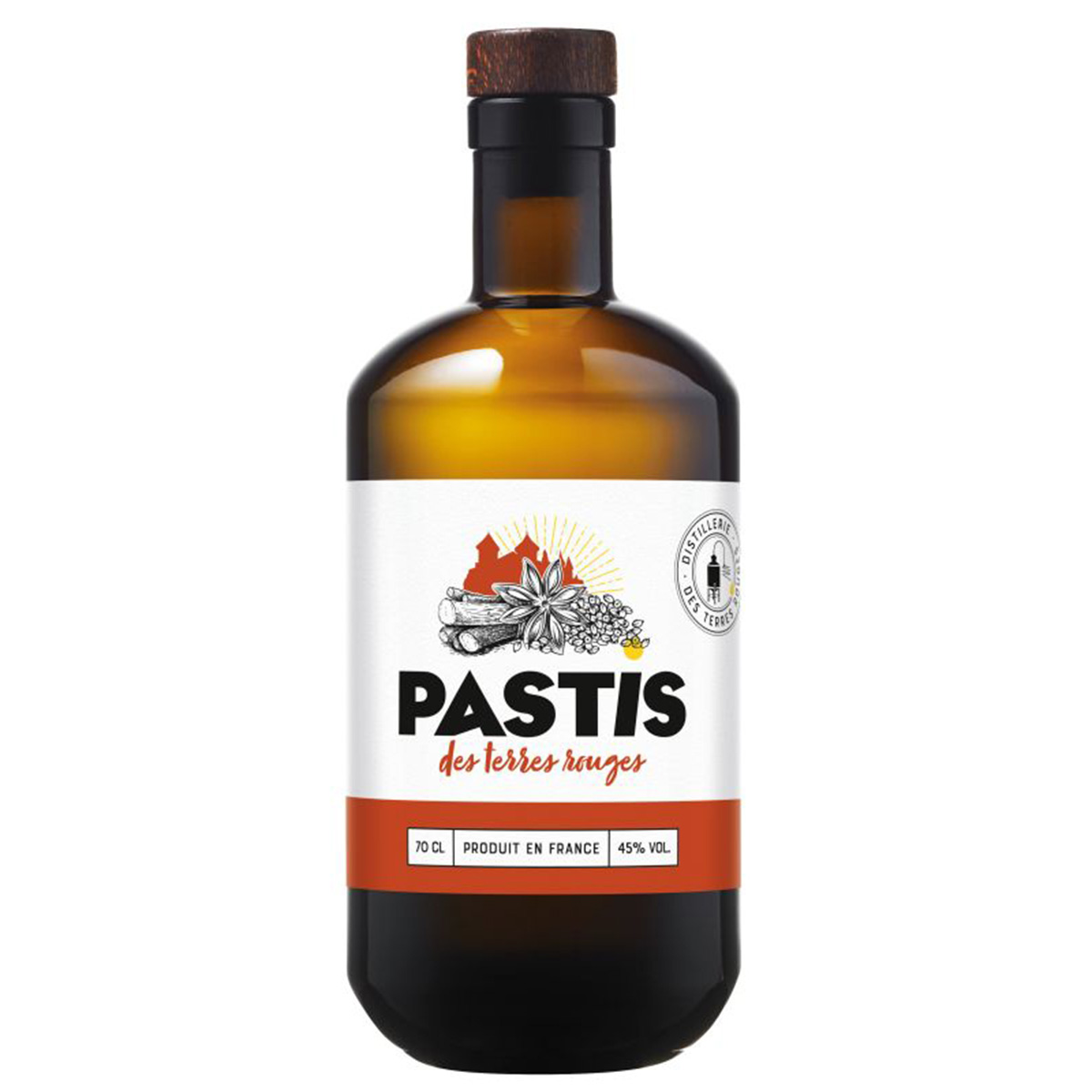 Pastis des Terres Rouges 45%vol. 0,7 Liter