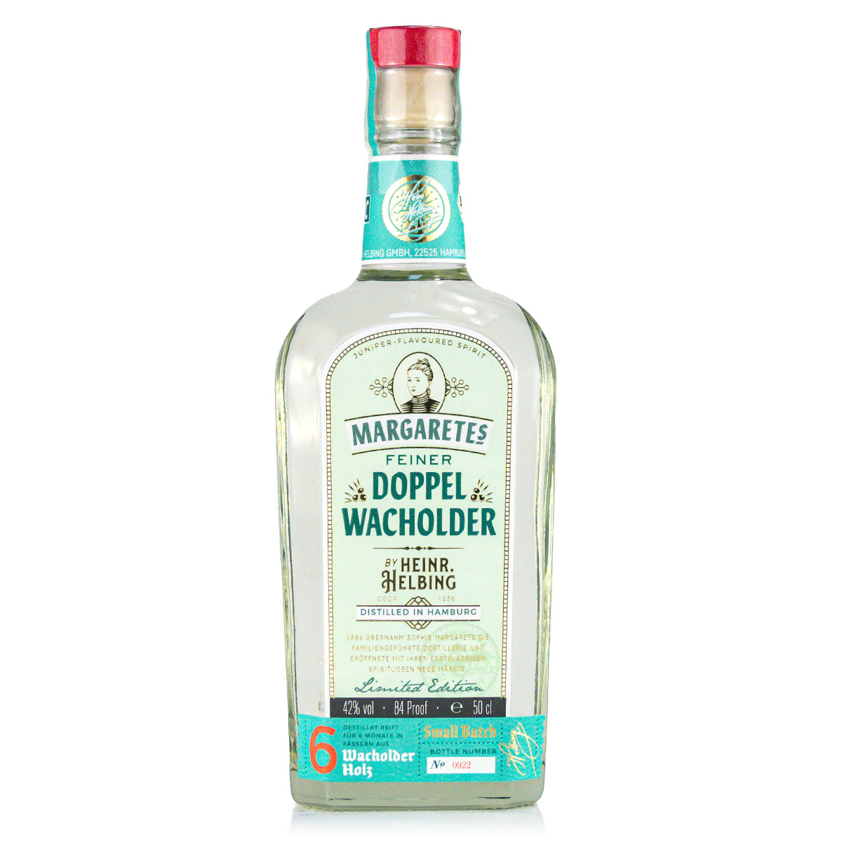 Helbings Magarete Doppel-Wacholder 42%vol. 0,5 Liter