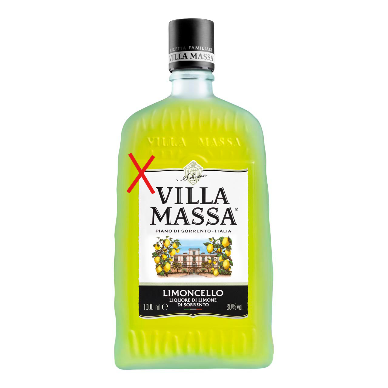Sonderposten: Villa Massa Limoncello Liquore di Limoni 1 Liter 30%vol.