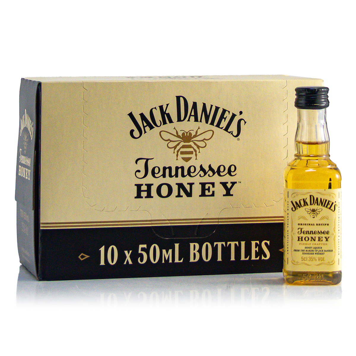 Jack Daniels Tennessee Honey 10 Flaschen je 0,05 Liter in Box 35%vol.