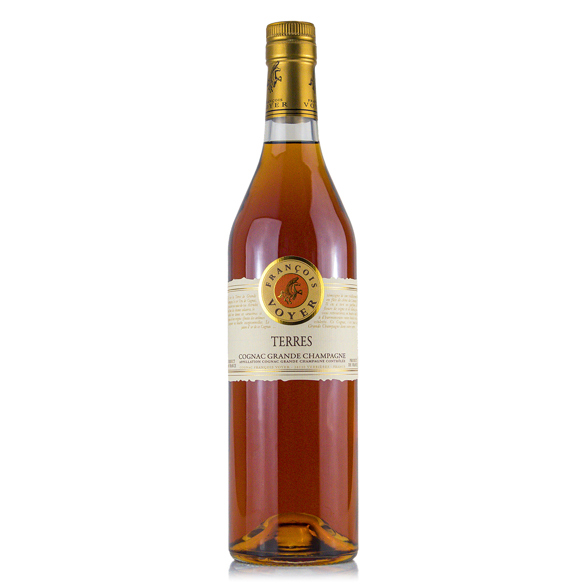 Francois Voyer Cognac Terres de Grande Champagne 40%vol. 0,7Liter Francois Voyer Cognac Terres de Grande Champagne 40%vol. 0,7Liter