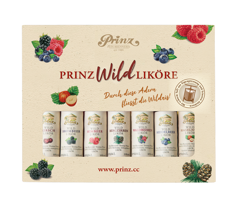 Prinz Die kleinen Wilden 7er Sortiment 15%vol.  0,28 Liter Prinz Die kleinen Wilden 7er Sortiment 15%vol.  0,28 Liter
