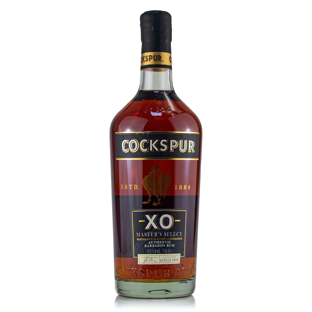 Cockspur XO Master Selcet 43%vol 0,7 Liter