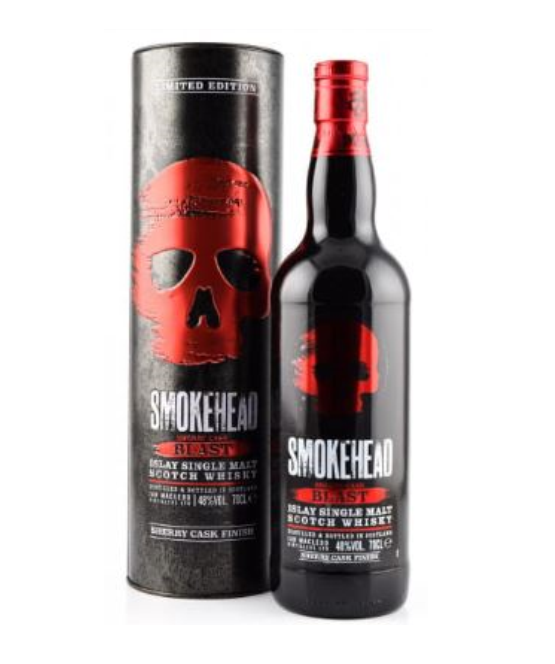 Smokehead Sherry Cask Blast 48%vol.  0,7 Liter Smokehead Sherry Cask Blast 48%vol.  0,7 Liter