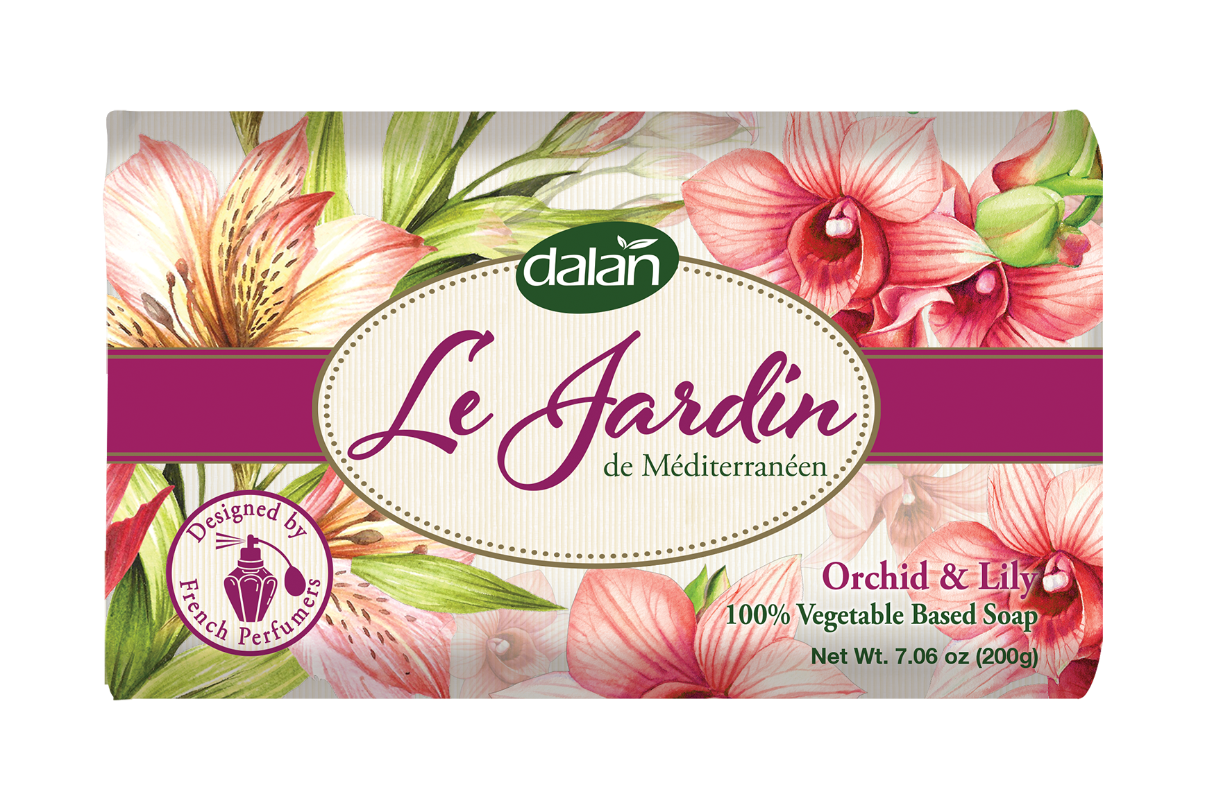 Dalan - Le Jardin - Seife Orchid&Lily 200g Dalan - Le Jardin - Seife Orchid&Lily 200g