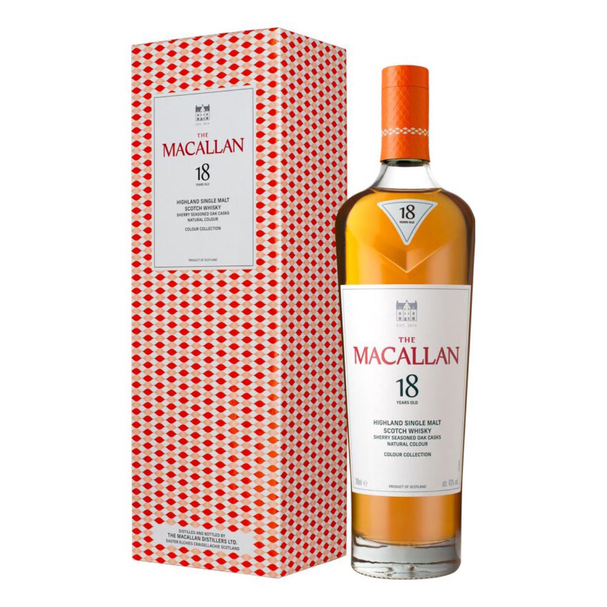 Macallan Colour Collection 18 Years Highland Single Malt Scotch Whisky 40%vol. 0.7Liter Macallan Colour Collection 18 Years Highland Single Malt Scotch Whisky 40%vol. 0.7Liter