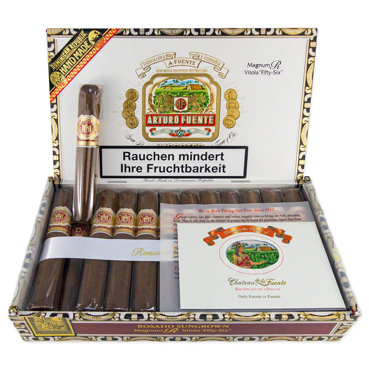 A.Fuente Rosado Sungrown Magnum R Fifty-Six 25er A.Fuente Rosado Sungrown Magnum R Fifty-Six 25er