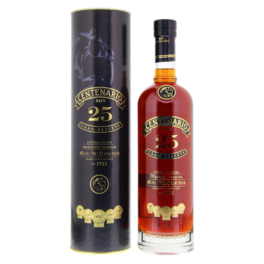 Ron Centenario 25 Years Gran Reserva 0,7 Liter 40%vol. Ron Centenario 25 Years Gran Reserva 0,7 Liter 40%vol.