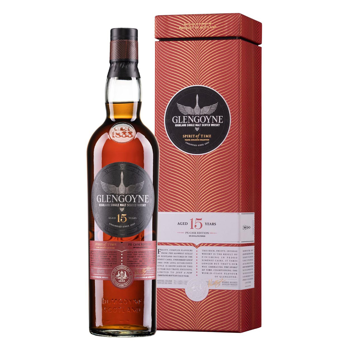 Glengoyne 15 Years Old PX Cask Edition Single Malt Scotch Whisky 48%vol. 0,7 Liter