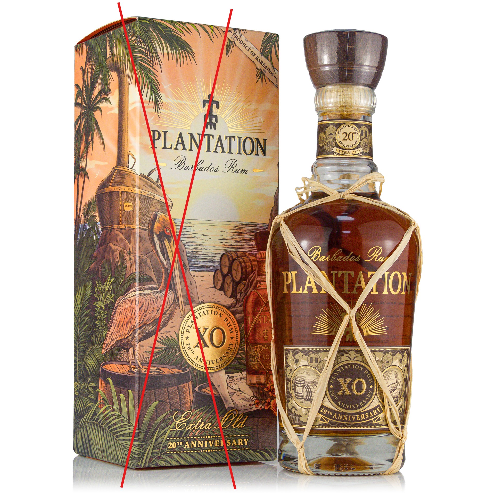 Sonderposten: Plantation XO 20th Anniversary 0,7 Liter 40%vol.