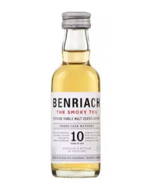 BenRiach 10 Jahre The Smoky Ten 46%vol. 0,05 Liter BenRiach 10 Jahre The Smoky Ten 46%vol. 0,05 Liter