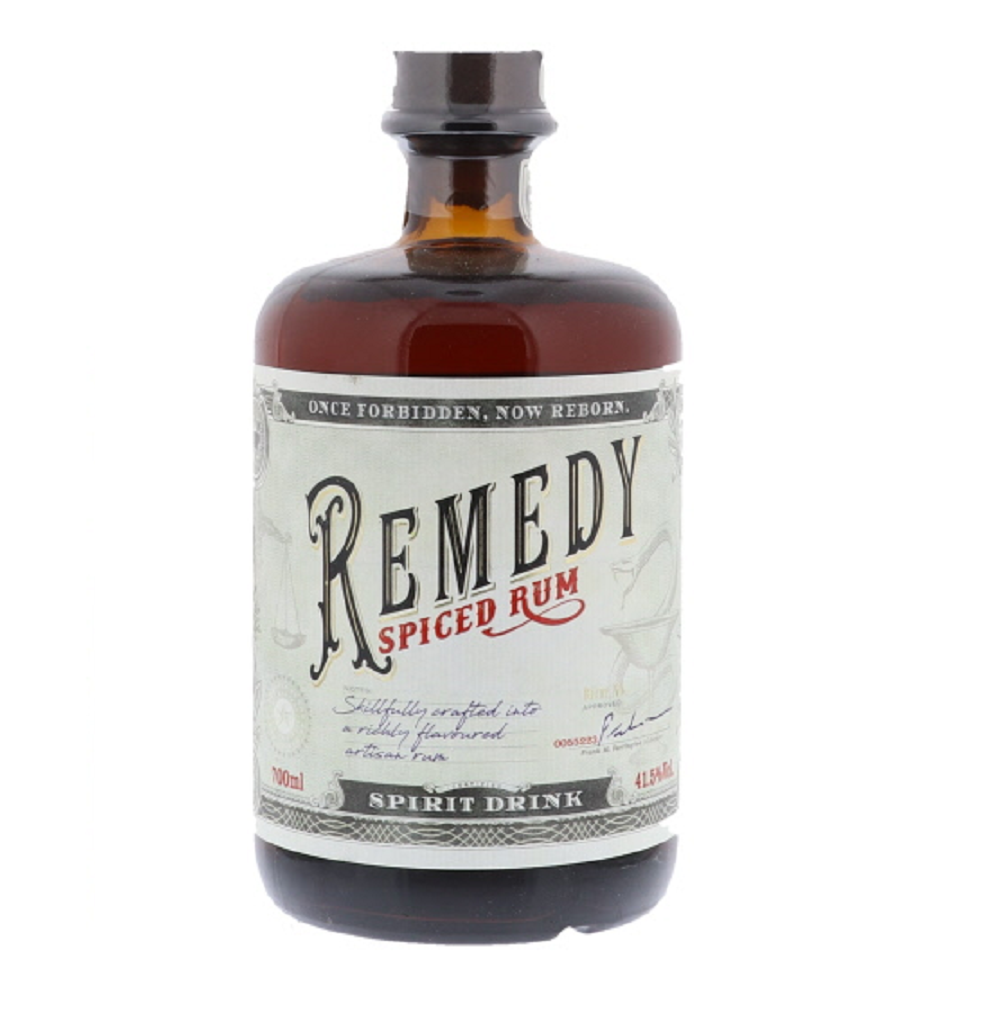 Remedy Spiced Rum 41,5vol.  0,7 Liter