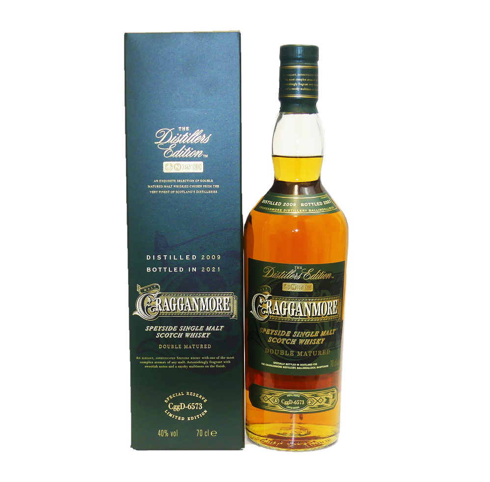 Cragganmore Distillers Edition 2009-2021 40%vol. 0,7 Liter Cragganmore Distillers Edition 2009-2021 40%vol. 0,7 Liter