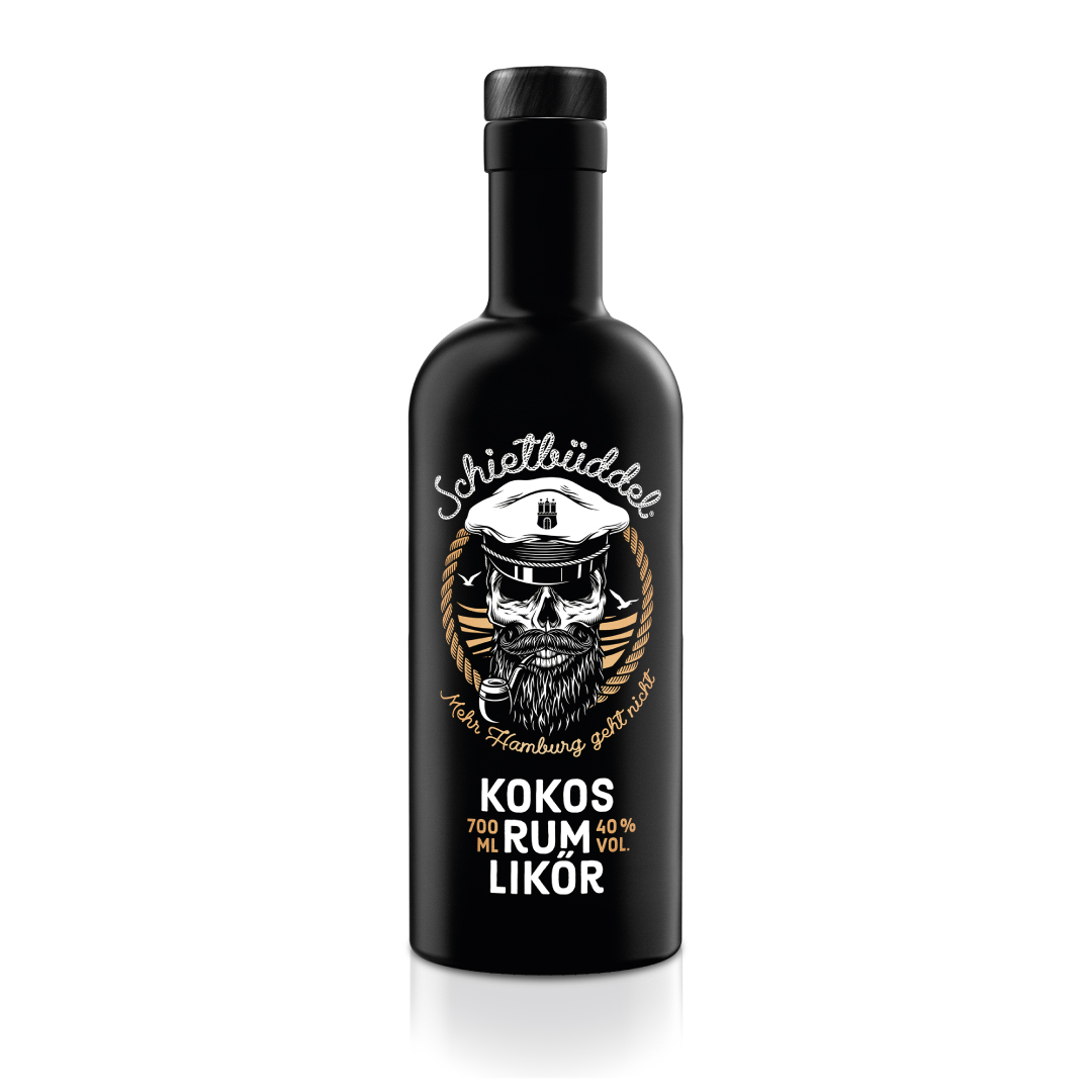 "Schietbüddel" Kokos Rum Likör 40%vol. 0,7 Liter "Schietbüddel" Kokos Rum Likör 40%vol. 0,7 Liter