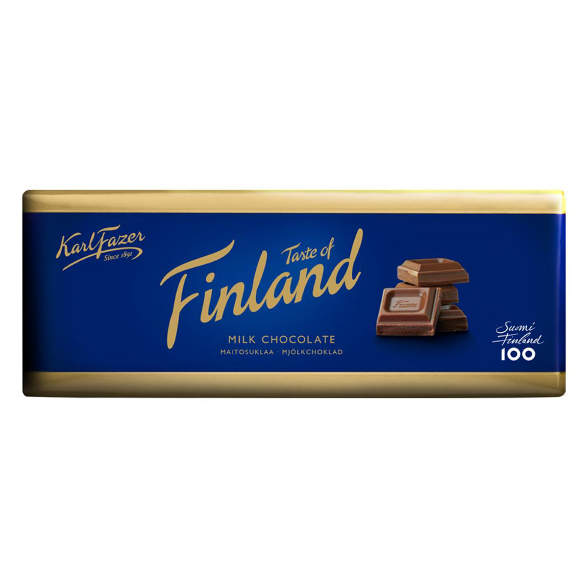 Karl Fazer Milk Chocolate Bar 250g