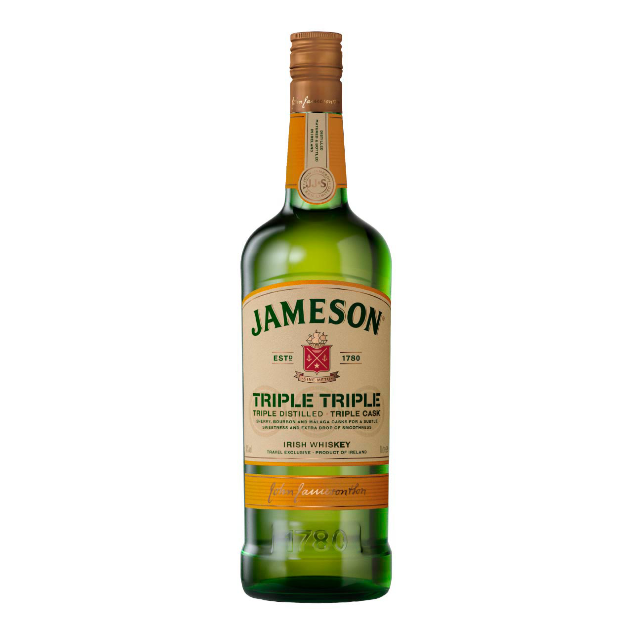 Jameson Triple Triple 1 liter 40% vol. Jameson Triple Triple 1 liter 40% vol.