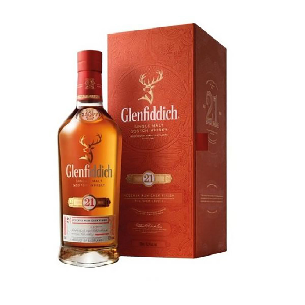 Glenfiddich 21 Jahre Reserva Rum Cask Finish 0,7 Liter 43,2%vol.