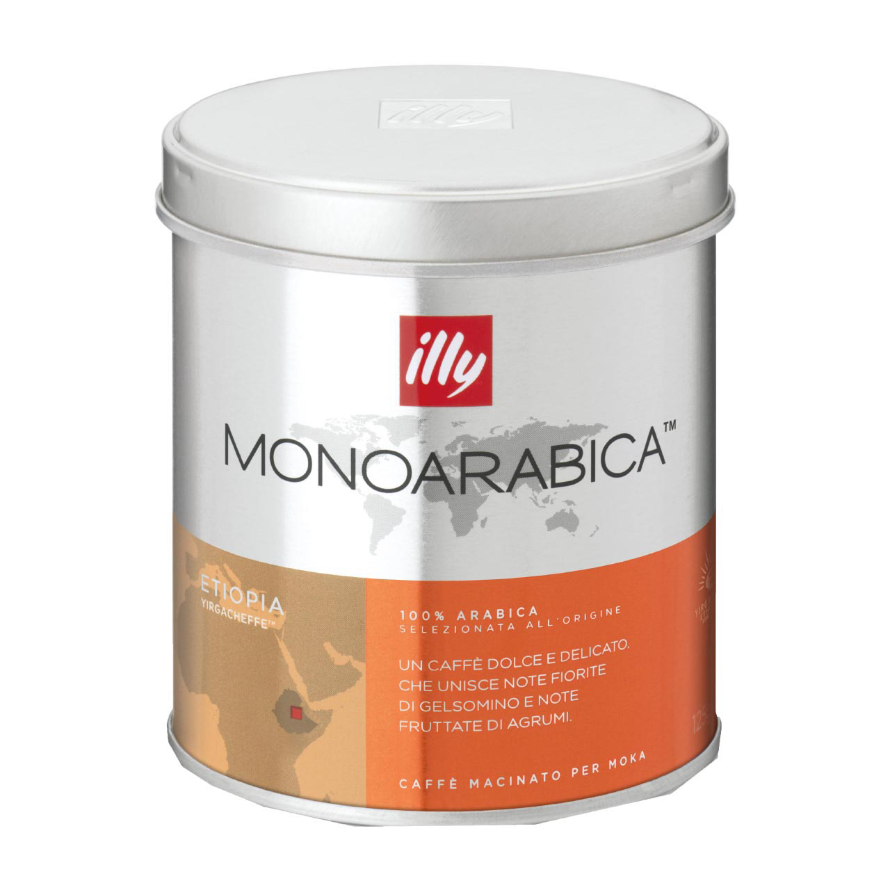 Illy Monoarabica Coffee ground from Ethiopia  125g Illy Monoarabica Coffee ground from Ethiopia  125g