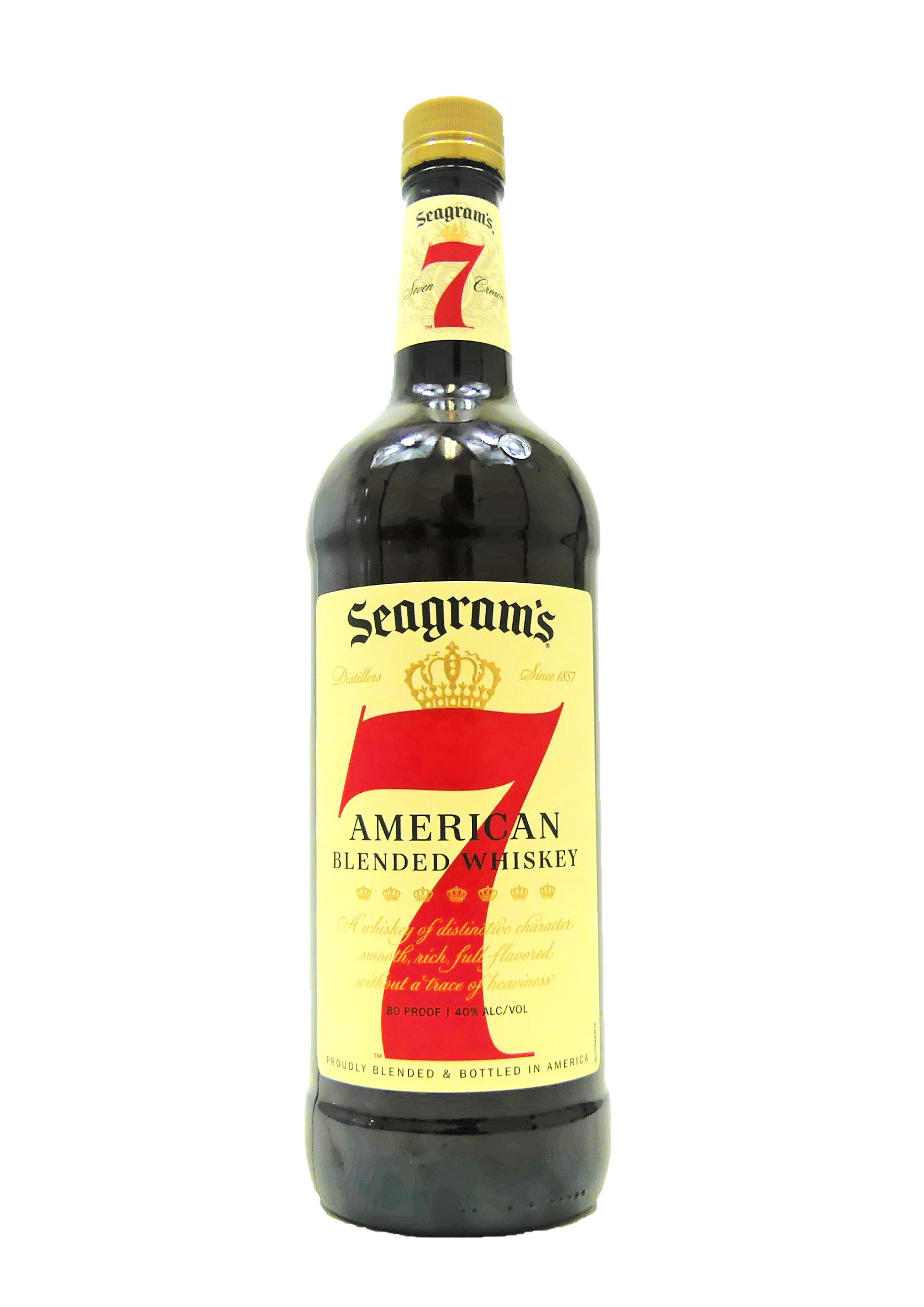 Seagrams 7 Crown Whiskey 1 liter 40% vol. Seagrams 7 Crown Whiskey 1 liter 40% vol.
