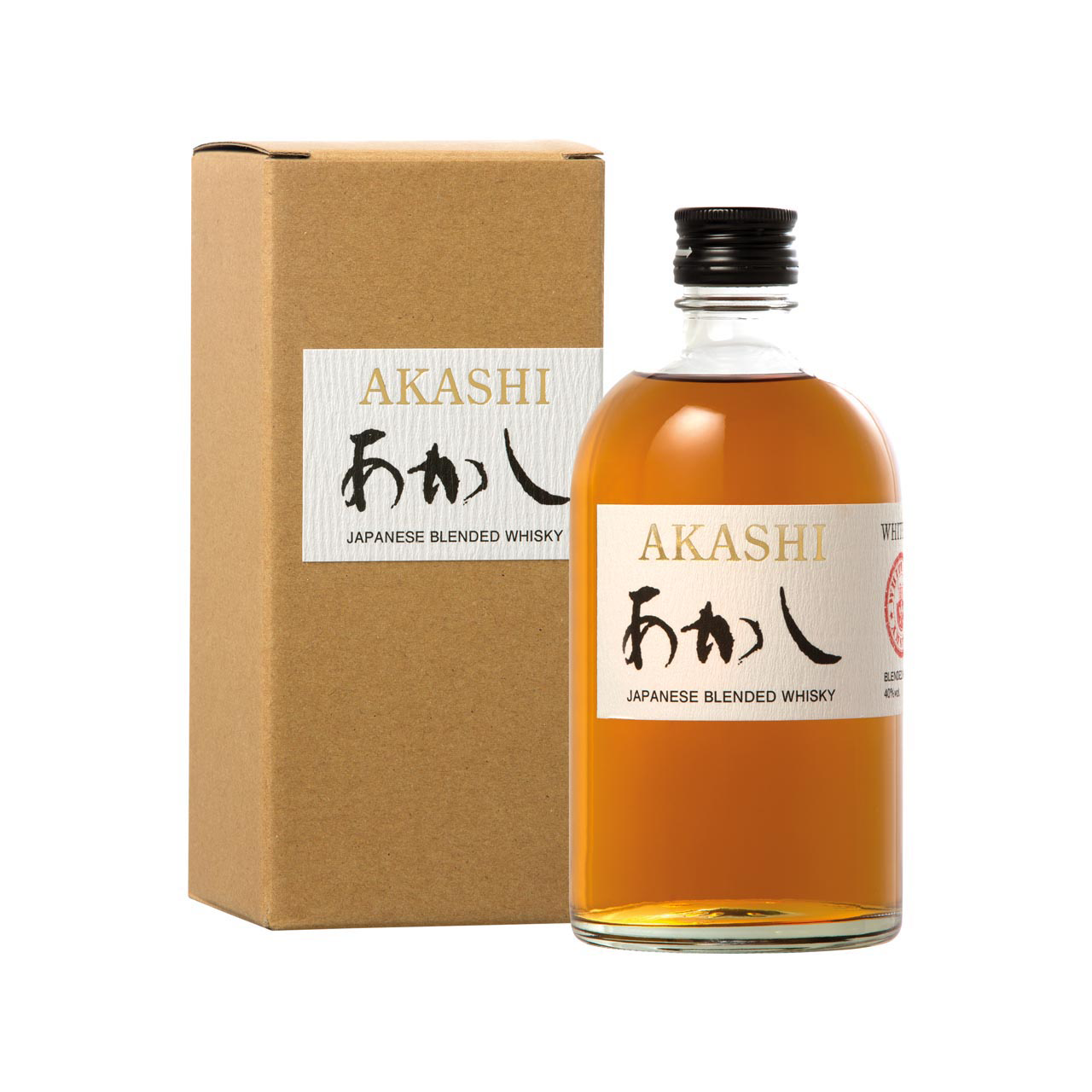 Akashi White Oak Blended Whiskey 0.5 liter 40% vol. Akashi White Oak Blended Whiskey 0.5 liter 40% vol.