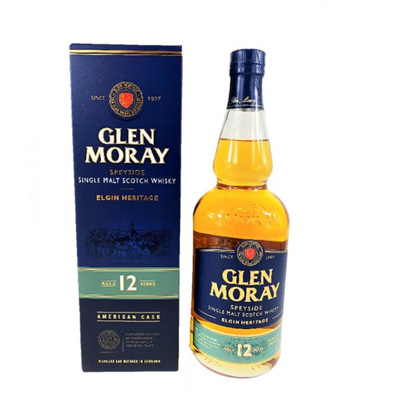 Glen Moray 12 year old 0.7 liter 40% vol.