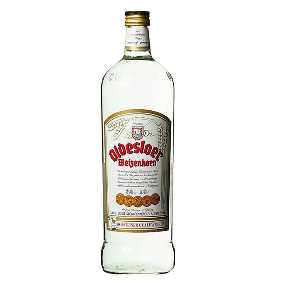 Oldesloer Weizenkorn 1 Liter 32%vol. Oldesloer Weizenkorn 1 Liter 32%vol.