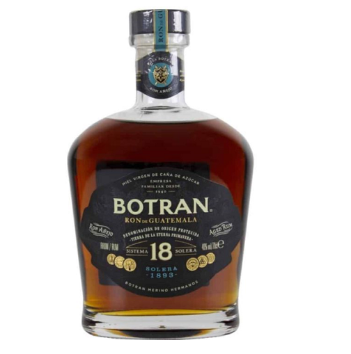 Ron Botran 18 Years  Solera 1893 0,7 Liter 40%vol. Ron Botran 18 Years  Solera 1893 0,7 Liter 40%vol.