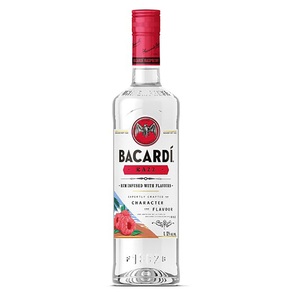 Bacardi Razz 1 Liter 32%vol. Bacardi Razz 1 Liter 32%vol.