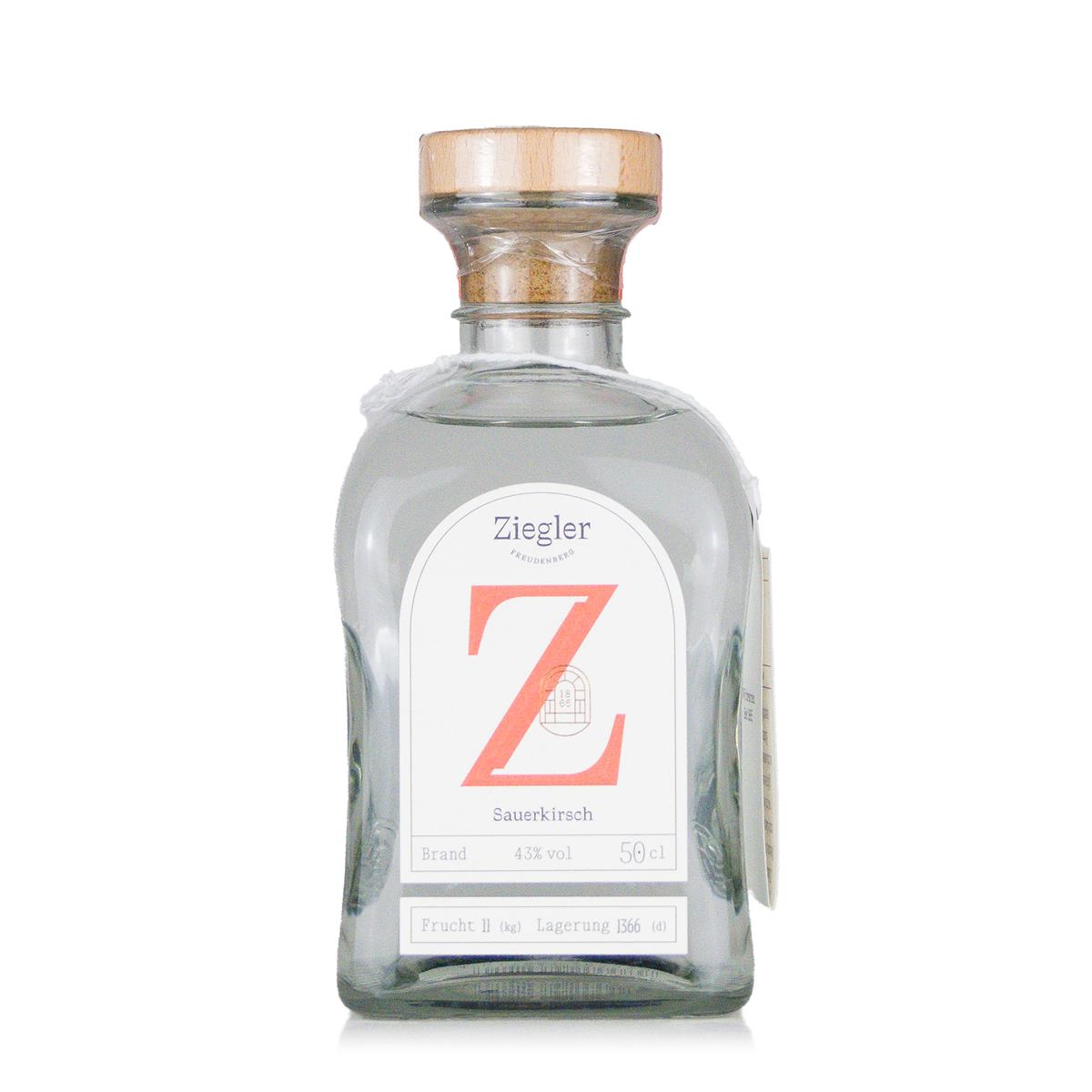 Ziegler sour cherry 43%vol. 0,5 liter