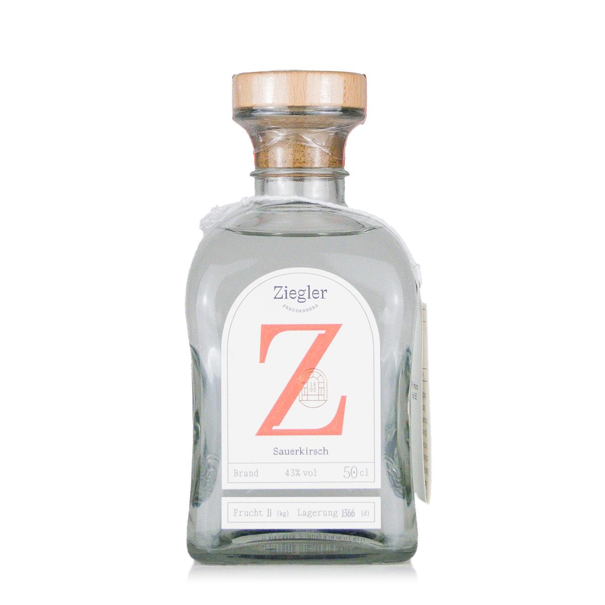 Ziegler sour cherry 43%vol. 0,5 liter Ziegler sour cherry 43%vol. 0,5 liter