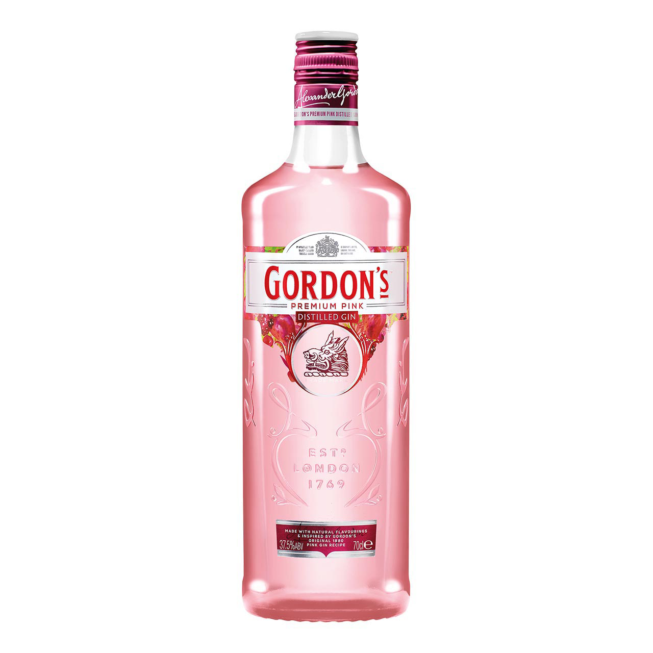 Gordons Pink Gin 37,5%vol. 1 Liter Gordons Pink Gin 37,5%vol. 1 Liter