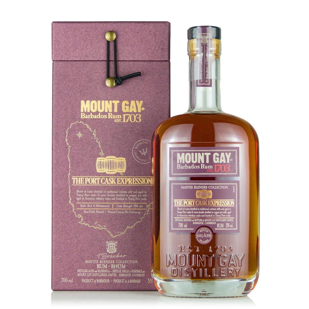Mount Gay The Port Cask Expression 55%vol. 0,7 Liter Mount Gay The Port Cask Expression 55%vol. 0,7 Liter