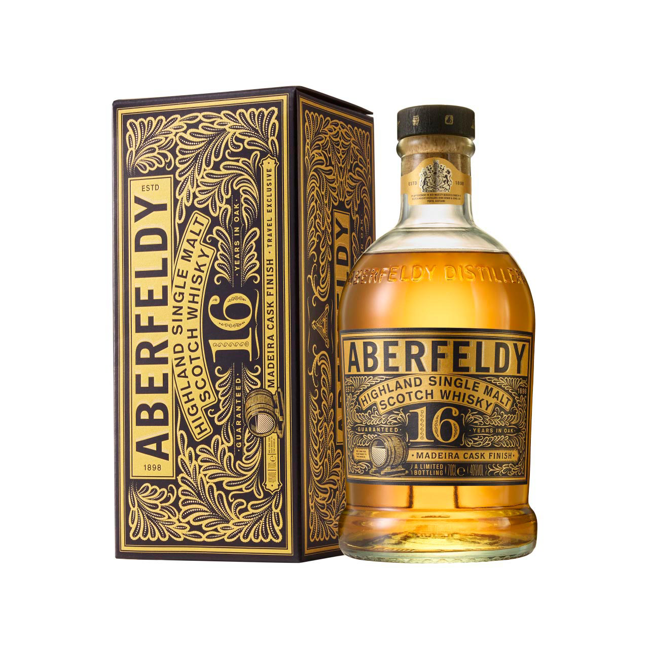 Aberfeldy 16 Years Madeira Casks 0,7 liter 40% vol. Aberfeldy 16 Years Madeira Casks 0,7 liter 40% vol.