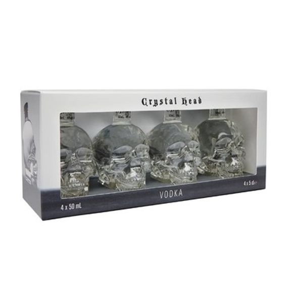 Crystal Head Vodka Miniatur 4x 0,05 Liter 40%vol.