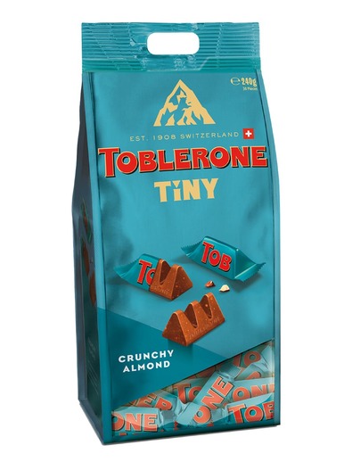 Toblerone Tiny Crunchy Almond Bag 240g Toblerone Tiny Crunchy Almond Bag 240g