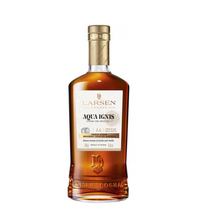 Larsen Aqua Ignis A.I. Cognac 42,3%.vol. 0,7 Liter