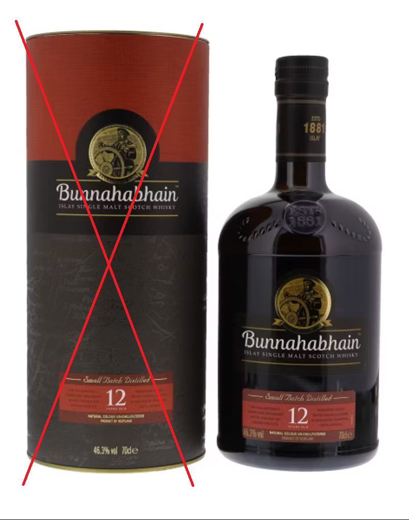 Bunnahabhain 12 Years 46.3% vol. 0.7 liters