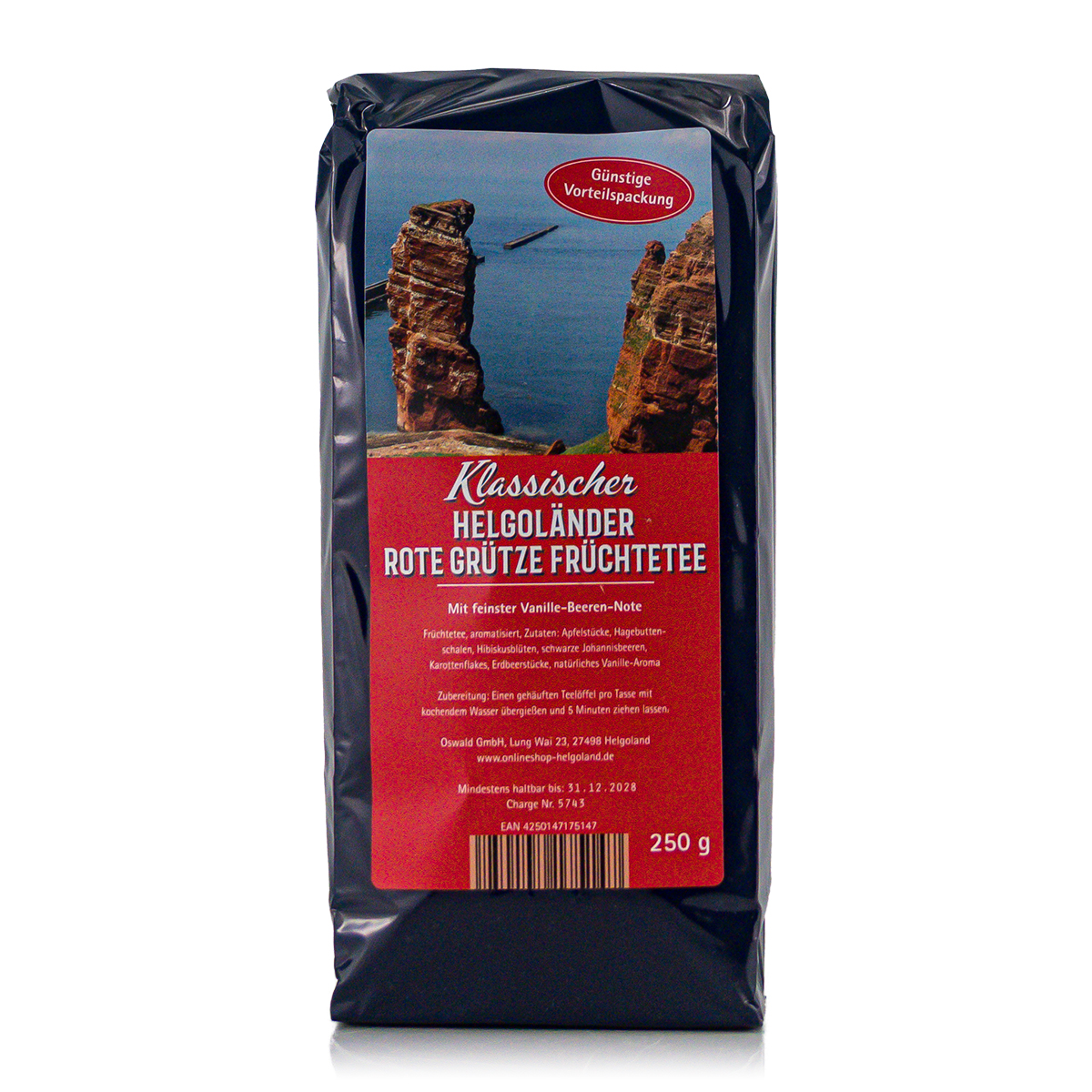 Helgoländer Red fruit jelly Tea 250g
